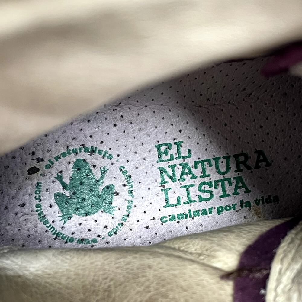 El Naturalista Purple Suede High Top Sneakers EU 37 US 7 - Picture 10 of 11